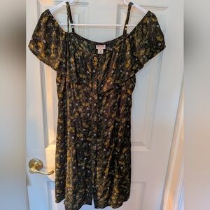 Women's Floral Off-Shoulder Dress